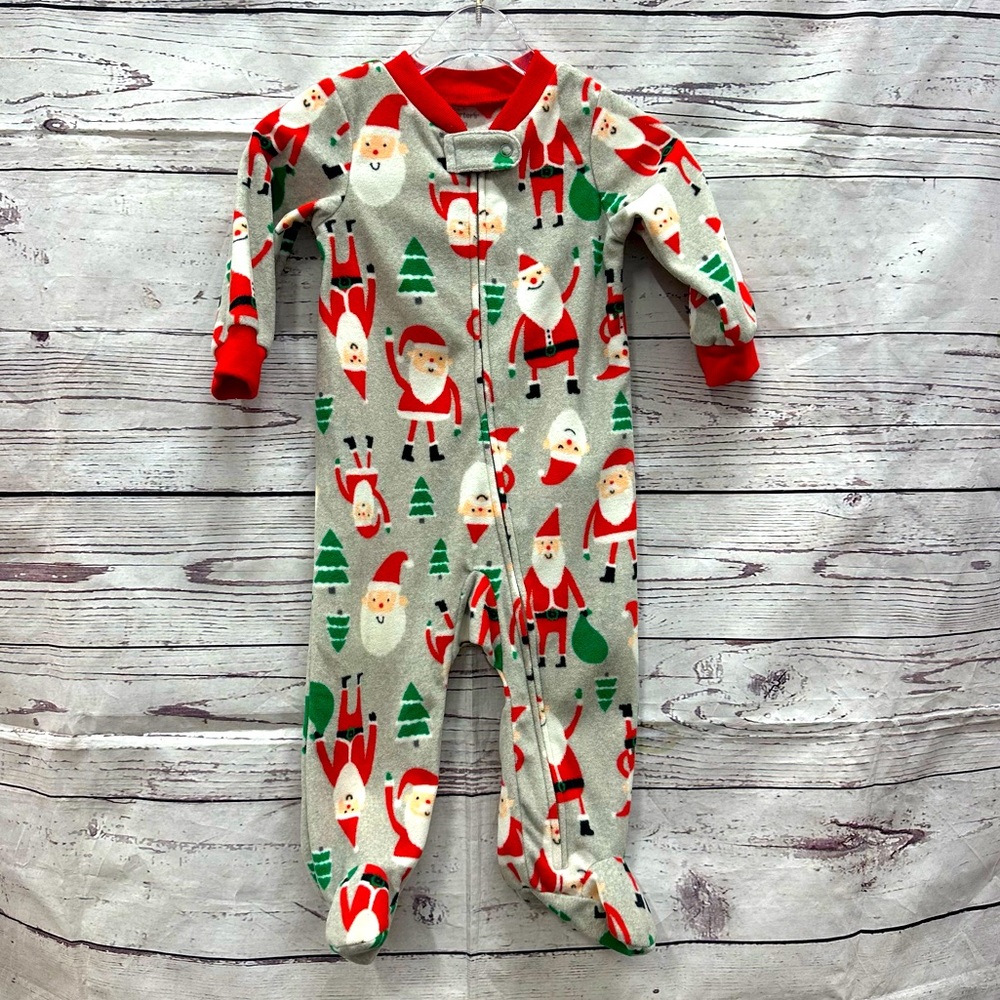 Carter’s Christmas Fleece PJs Size 9 Months